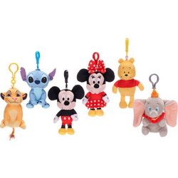 Disney Classic Assorted Plush Μπρελόκ 10τμχ