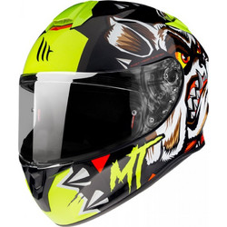 MT Targo Crazydog G3 Fluo Yellow Κράνος Μηχανής Full Face 1450gr