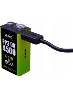 Verico Loop Energy 2-pack 9v Block-akku Li-ion 500 Mah 1UDBT-A3WEB2-NN