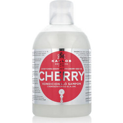 Kallos KJMN Cherry Σαμπουάν & Αφρόλουτρο κατά της Ξηροδερμίας για Ξηρά & Ταλαιπωρημένα Μαλλιά 1lt