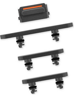Case button set SPIP12-0006 για iPhone 12/12 mini, μαύρο
