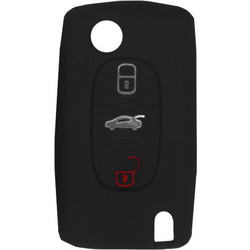 Θήκη κλειδιού για αυτοκίνητα Alfa Romeo 2012-01, εύκαμπτη, μαύρη