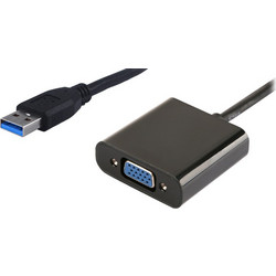 POWERTECH αντάπτορας USB 3.0 σε VGA PTH-021, Full HD, μαύρο