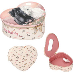 Miss Melody - Jewellery Box BLOSSOM PONY - Rose - Small