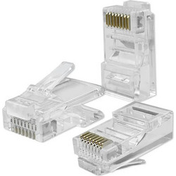 Βύσμα Δικτύου Qoltec Rj45 Through Plug Cat6 Utp 100pcs