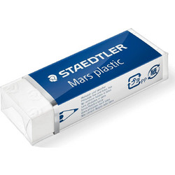 STAEDTLER γόμα 52650, 23x65mm, λευκή