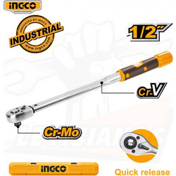 INGCO HPTW200N1 ΔΥΝΑΜΟΚΛΕΙΔΟ 1/2" 40-200Nm + ΒΑΛΙΤΣΑ