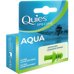 Quies Ωτοασπίδες Σιλικόνης για Κολύμβηση σε Πράσινο Χρώμα 2τμχ