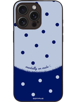 Sonique Delulu Polka Era Series Θήκη Blue Mentally (iPhone 15 Pro Max)