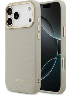 Lacoste Champs Elysees Gold Logo MagSafe - θήκη για Apple iPhone 17 Pro Max - ΤαΠου