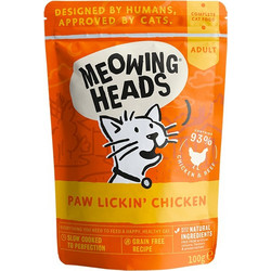 Meowing Heads Paw Lickin' Chicken 100gr