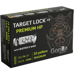 Gorilla Target Lockgx Premium With Buffer & Wad 10Βολο