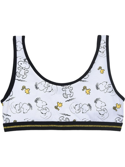 Disney Snoopy Μπουστάκι Λευκό