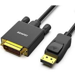 Benfei Cable Displayport To Dvi 0,9 m black