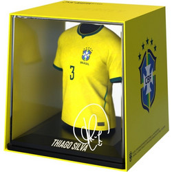 FanCollex: My Jersey - World Cup 2026: Brazil - Thiago Silva Υπογεγραμμένη Ρέπλικα Jersey (9cm)