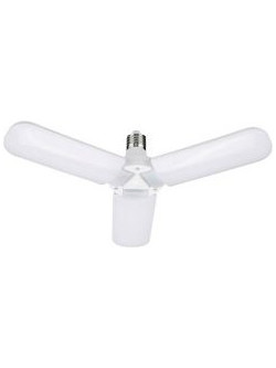 LED Λάμπα Πτυσσόμενη 45W με 3 Πτερύγια E27 Ψυχρό Λευκό 220V 3000LM RZ-0049