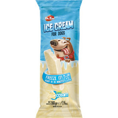 Dr. Zoo Helado Dog Ice Cream, Cream Flavor 50gr