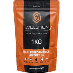 ΜΠΙΛΙΕΣ SOFT EVOLUTION High Performance BBs, 0.25g / 4000 pcs. bag (1kg)
