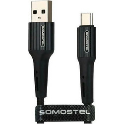 Somostel USB-A to USB-C 1m Black SMS-BW06