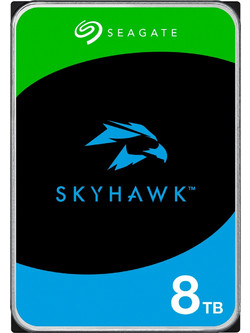 Seagate SkyHawk 8TB HDD Σκληρός Δίσκος 3.5" Sata 3 με 256MB Cache