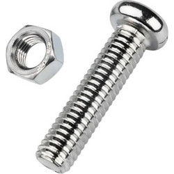 Βίδα σταυρός με παξιμάδι - 4mmx16mm+M4 - Σετ 12 πακέτα των 28 τεμαχίων - 202045