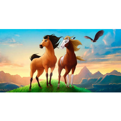 Olympus Spirit Horse Ψηφιδωτό Diamond Painting Kit 40x30cm