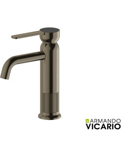 ΜΠΑΤ.ΝΙΠΤ. ΜΕ ΒΑΛΒ.CLIC-CLAC LUMIERE VICARIO BLACK BRUSHED