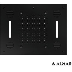 ΚΕΦΑΛΗ ΟΡΟΦ.TEMPTATION 63x48 ΗΧΟΣ-ΧΡΩΜΑΤ.ALMAR INOX BLACK MATT