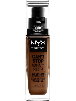 Nyx Can't Stop Won't Stop Full Coverage Mocha Liquid Foundation 30ml