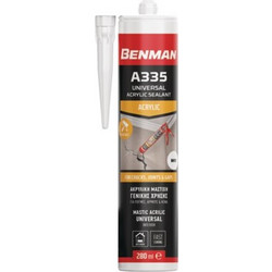 Benman Ακρυλική Μαστίχη Λευκή 280ml (73184)