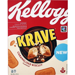 Kellogg's Krave Caramelised Biscuit 375gr