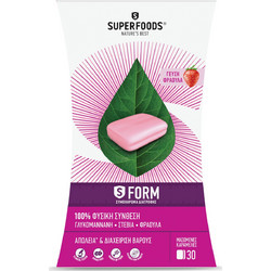 Superfoods S Form Συμπλήρωμα Διατροφής 30 Μασώμενες Καραμέλες