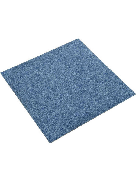 vidaXL Χαλί 20 τεμ. 50x50 cm 100% Πολυπροπυλένιο - Μπλε