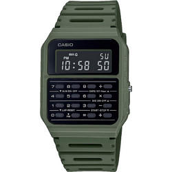 Casio Vintage Ψηφιακό Ανδρικό Ρολόι Χρονογράφος με Χακί Καουτσούκ Λουράκι CA-53WF-3BEF