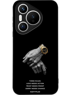 Sonique Men's Edition Back Cover με Σχέδιο «Three Rules» (Huawei Pura 70)
