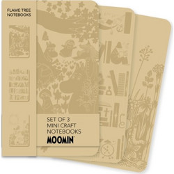 Moomin Set of 3 Mini Craft Notebooks - Flame Tree Publishing - Notebook / blank book