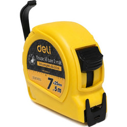 DELI μετροταινία DL270725L με κλείδωμα & clip ζώνης, 7.5m x 25mm DL270725L