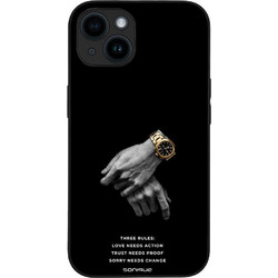 Sonique Men's Edition Back Cover με Σχέδιο «Three Rules» (iPhone 14)
