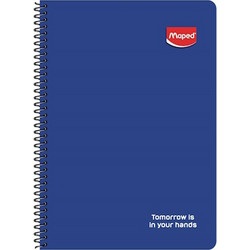 MAPED ΤΕΤΡΑΔΙΟ ΣΠΙΡΑΛ 2 ΘΕΜΑΤΩΝ Α4 ΜΠΛΕ NOTEA4002BLUE