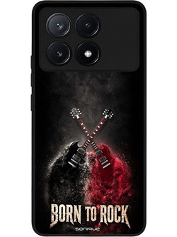 Sonique Men's Edition Θήκη με Σχέδιο «Born to Rock» (Xiaomi Poco X6 Pro 5G)