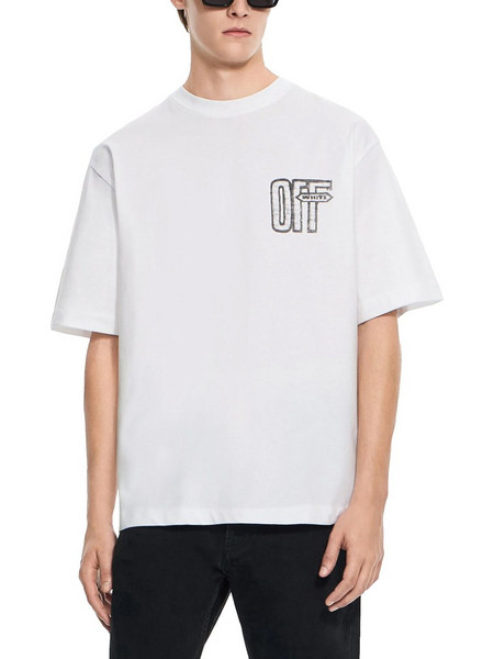 MOTION ARROW SKATE T-SHIRT MEN OFF-WHITE