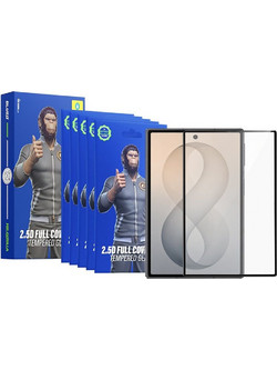 BLUEO - 2.5D Silk Full Cover Hd Glass (5 pack) - Samsung Galaxy Z Fold8 - Black
