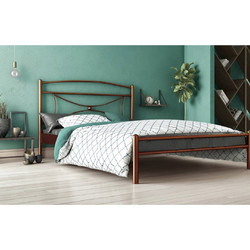 Fiona Κρεβάτι Ημίδιπλο Μεταλλικό 140x200cm CHI-253003SET + Τάβλες