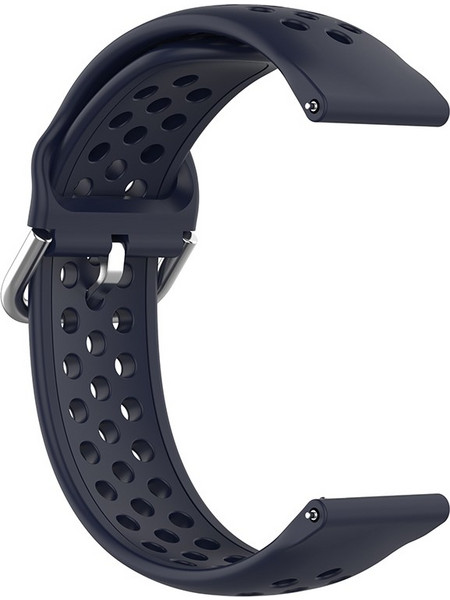 Techsuit Λουράκι σιλικόνης 22mm - Samsung Galaxy Watch (46mm) / Watch 3 / Gear S3, Huawei Watch GT / GT 2 / GT 2e / GT 2 Pro / GT 3 (46 mm) - Σκούρο Μπλε