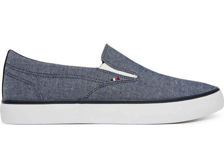 Tommy Hilfiger Υποδήματα εσπαντρίγιες μπλε σκούρες πάνινες