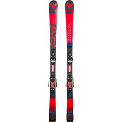 ROSSIGNOL HERO Athlete GS PRO R21 skis LOOK NX7 GW B73 bindings Black Hot Red