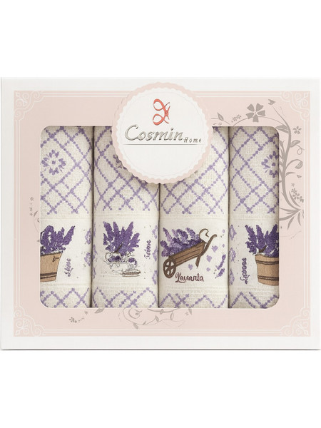 Σετ Ποτηρόπανα 4 Τεμαχίων 40x60 Cosmin Levanda Set