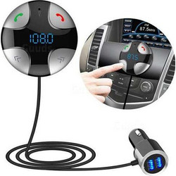 Car MP3 Bluetooth Hands-Free FM Transmitter με 2 θύρες USB BC29B