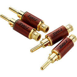 Dali Golden Banana Plugs (4 pcs in Plastic Bag) - Επιχρυσωμένα βύσματα banana υψηλής απόδοσης