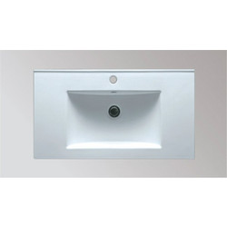 Kolossos Piccolo Ένθετος Νιπτήρας Μπάνιου Πορσελάνης 60x46x19cm Λευκός 283960